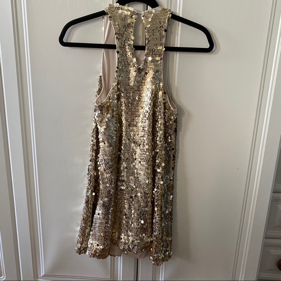 Guess sparkly gold party dress. Size XS. New. - Picture 4 of 6
